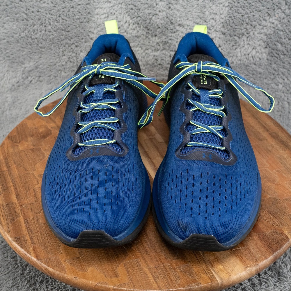 Under Armour Men's Sz 13 HOVR Turbulence Blue Black Running Shoe 3025419-401 - Picture 2 of 10